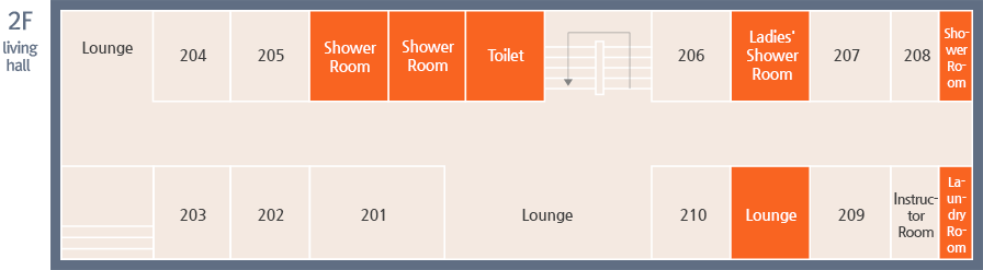 Segaero Dorm 2F Living Hall