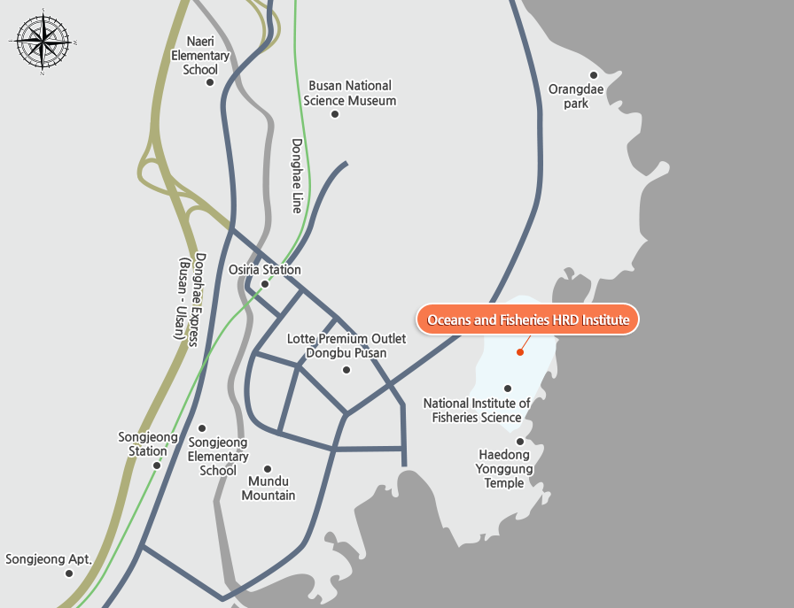 Oceans and Fisheries HRD Institute access map